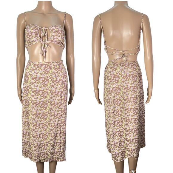REVOLVE x Anna Nata Devin Crop Top & Lexi Midi Skirt Matching Set - Picture 1 of 13